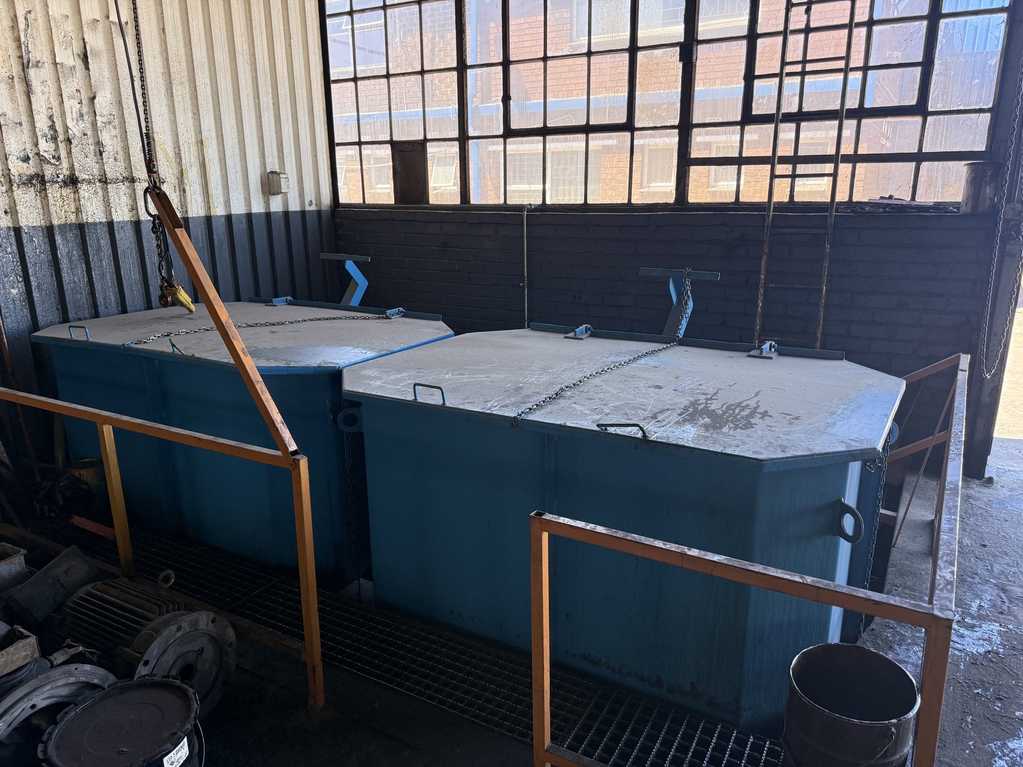 New dipping tanks at Paul Martin Engineering