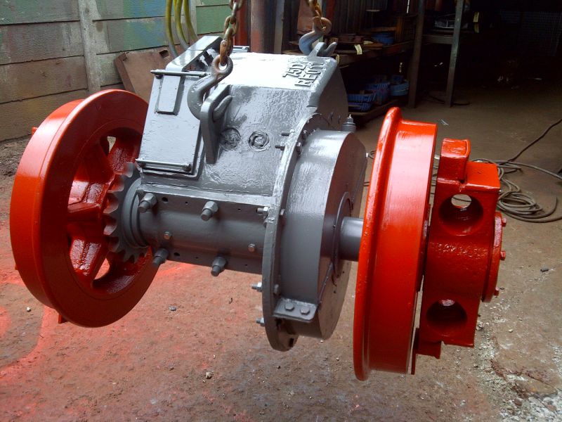 Reconditioned loco traction wheelset