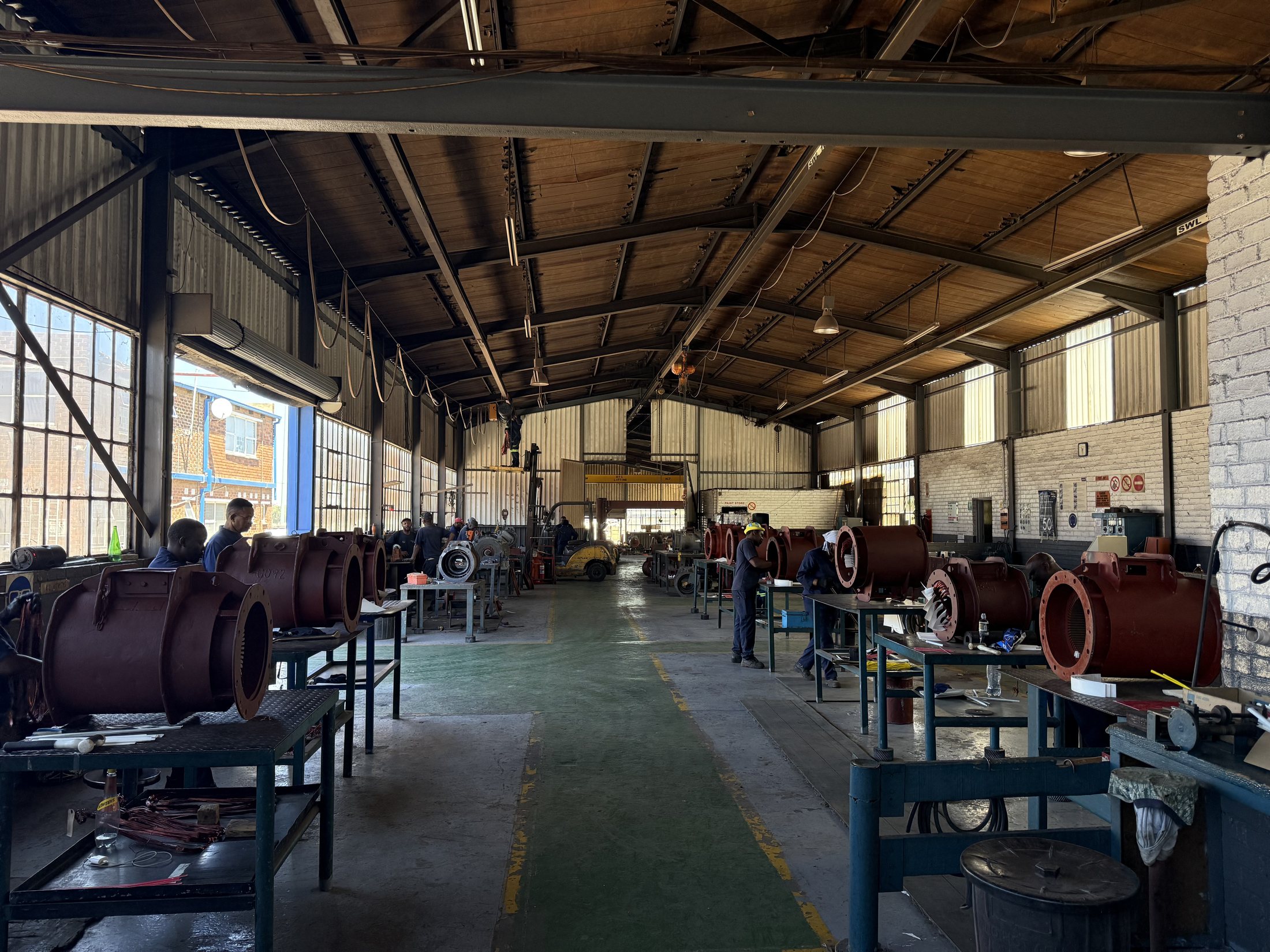 Main winding bay at Paul Martin Engineering